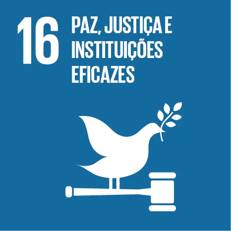 Ícone do ODS 16